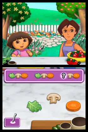 Dora's Cooking Club (USA) screen shot game playing